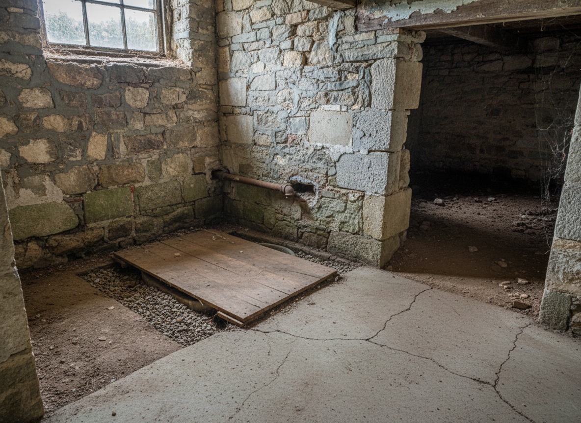 Common Radon Entry Points in Older York Properties